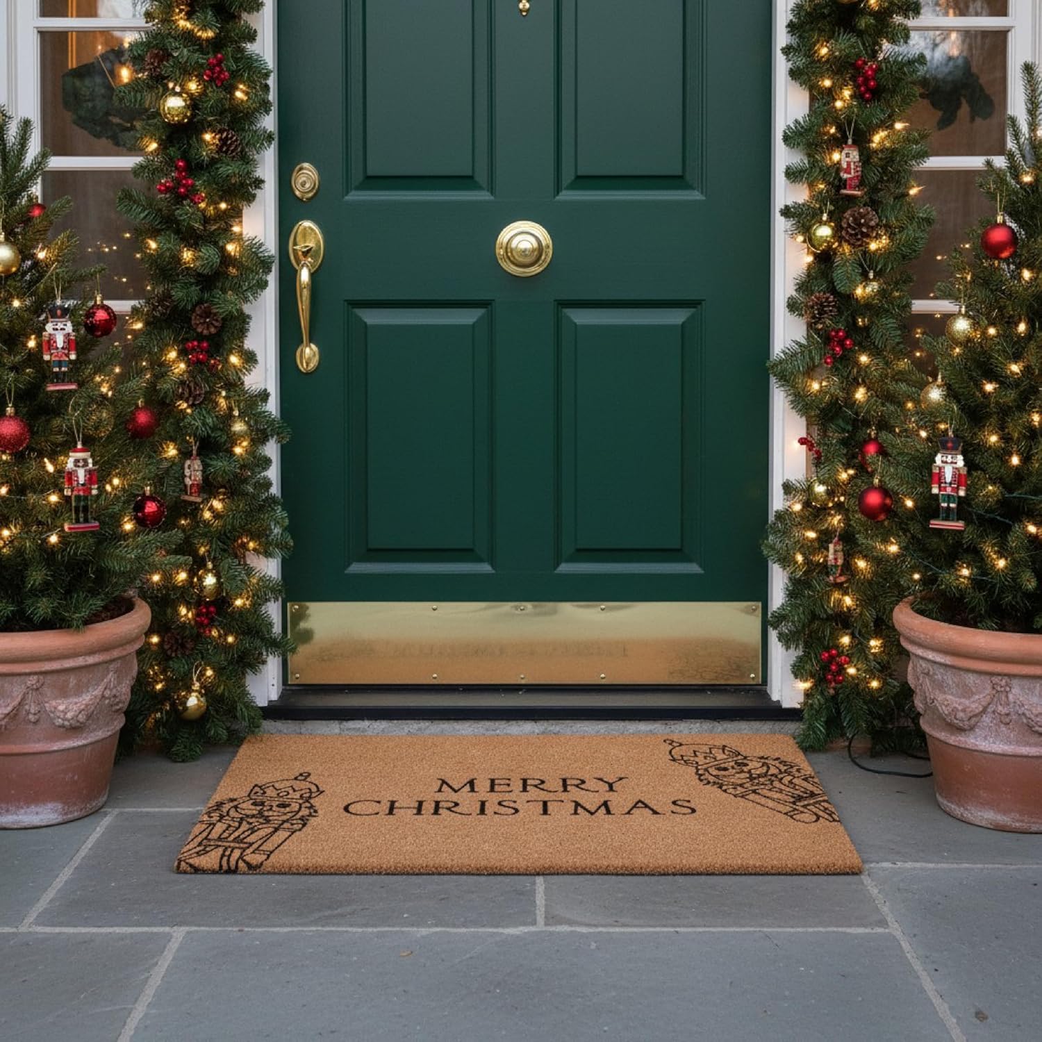 Calloway Mills Christmas Nutcracker Doormat (Classic Christmas Nutcracker, 17" x 29" x 0.60")