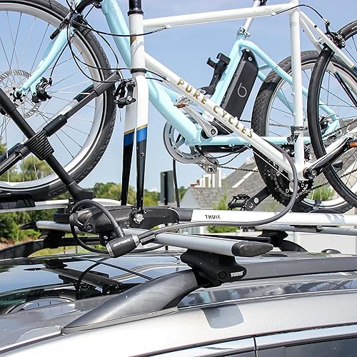 Miniatura 4 de Kryptonite KryptoFlex - Cable de bloqueo de bicicleta, 2 pies, 6 pies, 10 pies de largo, 0.472 in de grosor, cable de acero trenzado resistente,