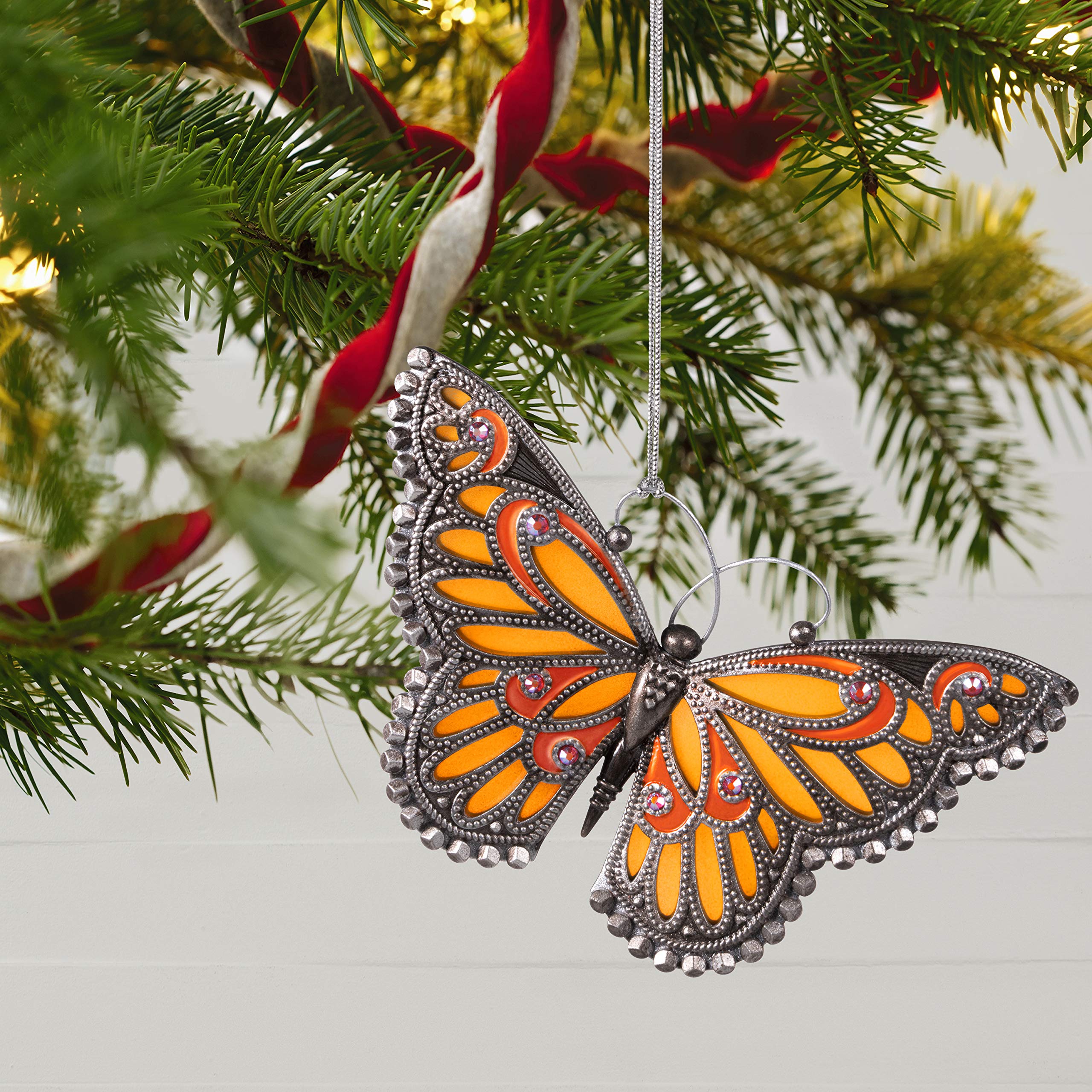 Ornement Hallmark Souvenir 2019 - Papillons Brillants N°3 - Neuf Dans Sa Boîte