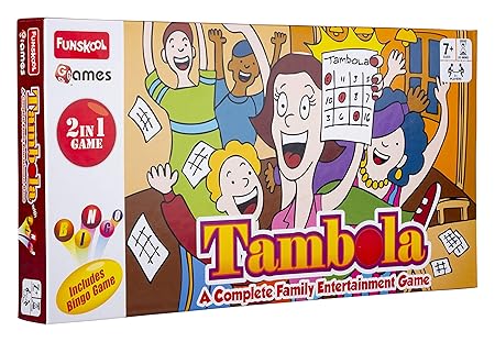 Funskool Tambola 2-in-1 Game, Multi Color