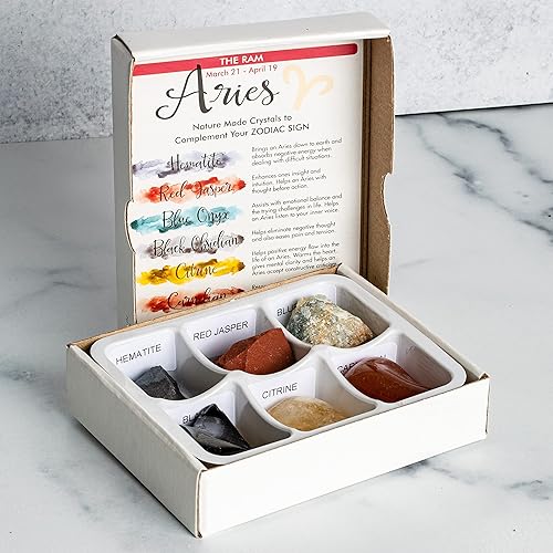 Miniatura 3 de Rock Paradise - Caja con juego de piedras de horóscopo para cada signo del zodiaco cristales curativos y amuletos de piedra natal ideal como regalo