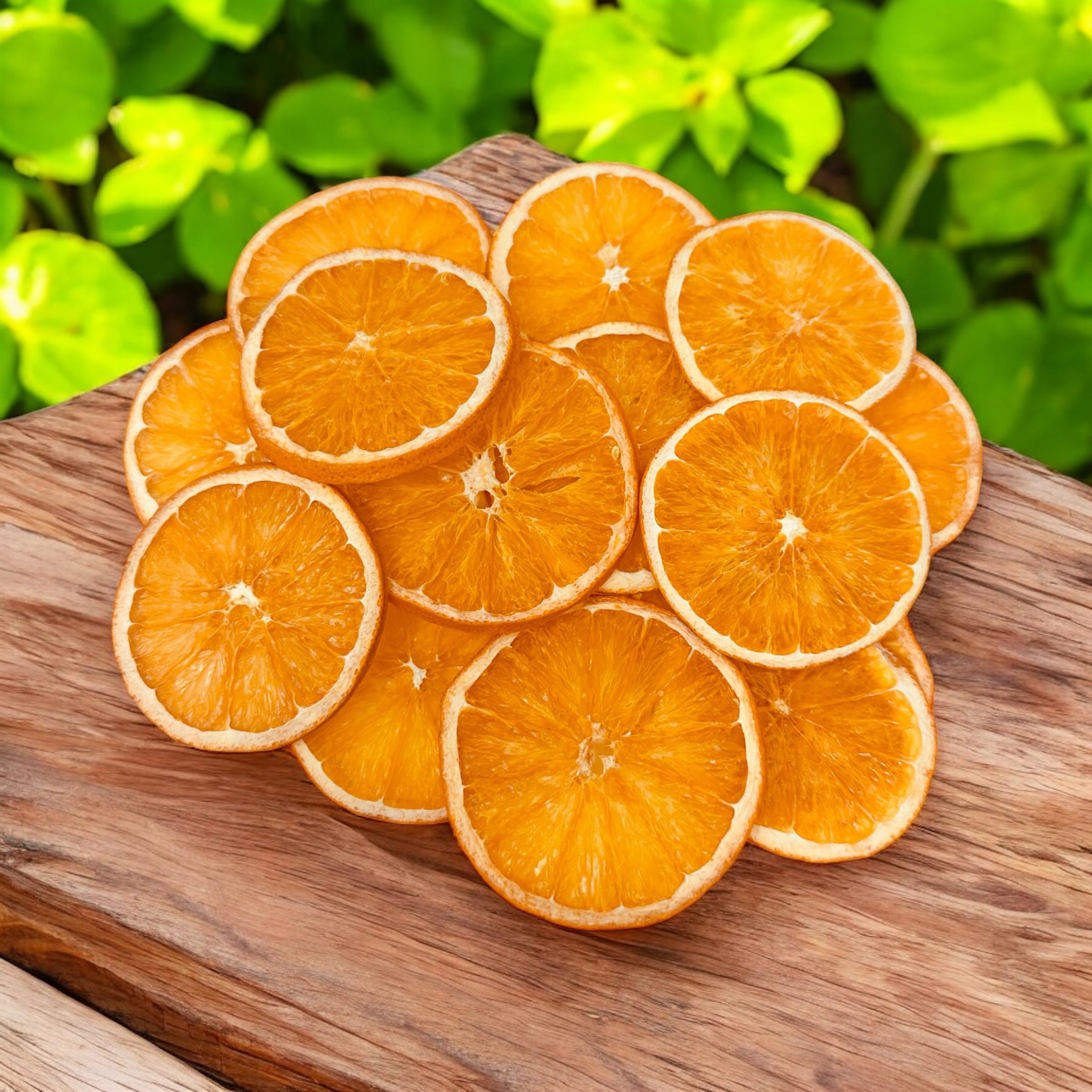 Utama Dehydrated Orange Slices - 30+ Dried Citrus Wheels for Cocktails, Garnishes, Crafts, and Decorations - MADE IN THE USA