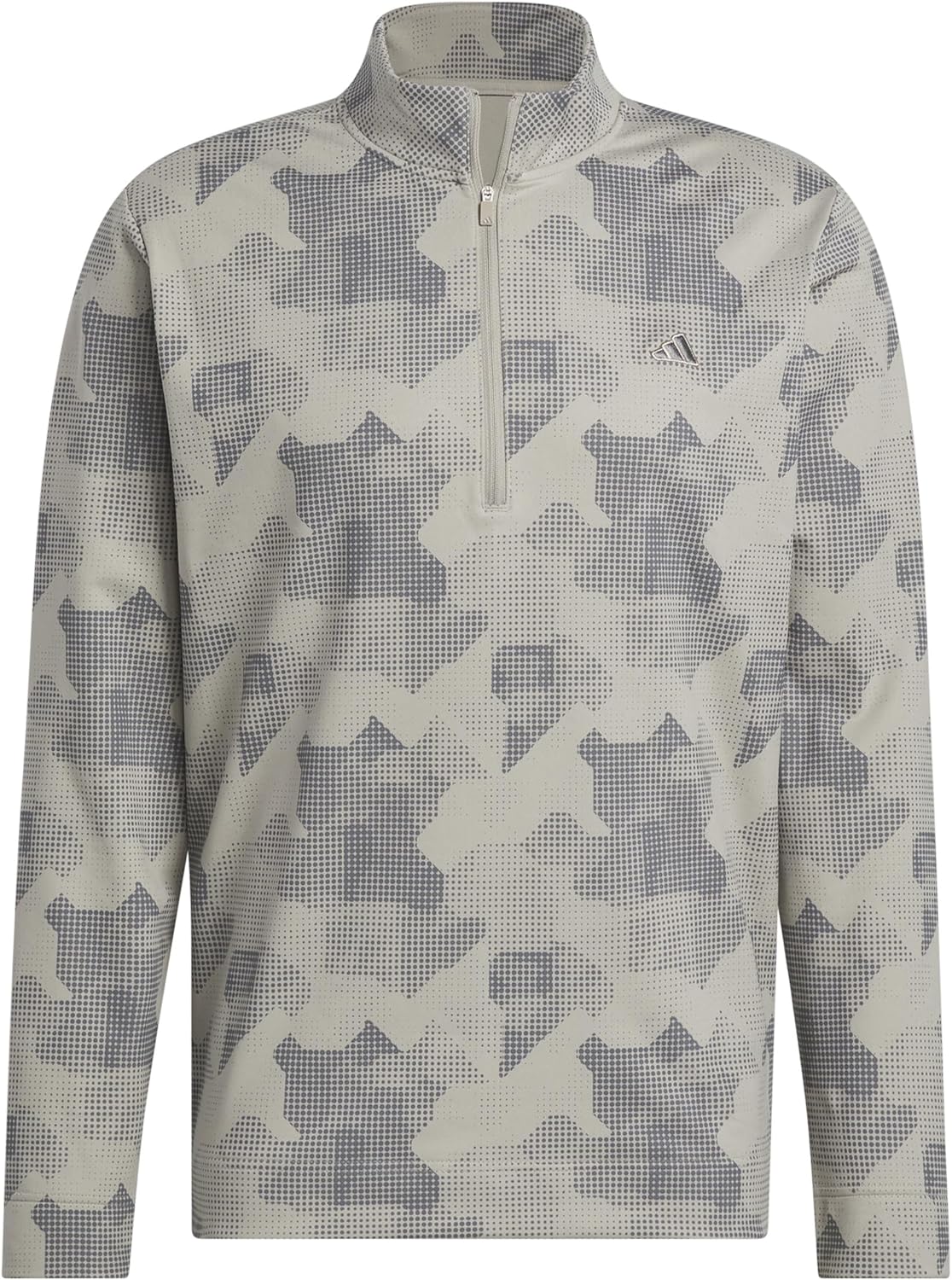 adidas Mens Go-to Printed Quarter-Zip Pullover