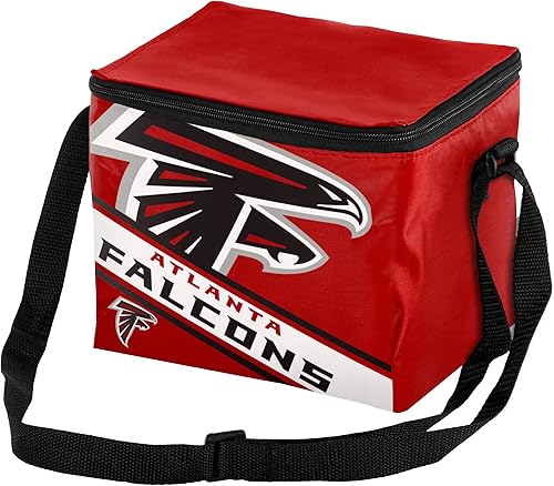 Miniatura 16 de FOCO NFL Unisex-Adult NFL Team Big Logo Stripe 6 Pack Coolers