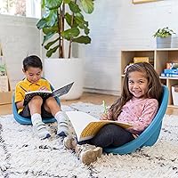 Vista 170 de ECR4Kids Leaf Asiento de suelo, silla mecedora, morado, 6 piezas