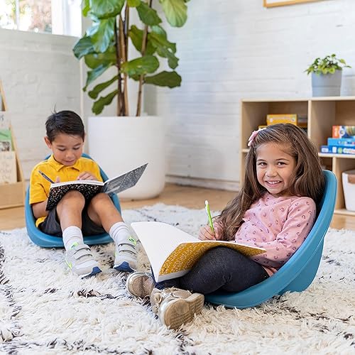 Miniatura 129 de ECR4Kids Leaf - Asiento de suelo, silla mecedora, color rojo, 6 piezas Azul,Contemporáneo,Tono tierra,Esmeralda/Sólidos,Verde Fern,Verde,Gris,Verde