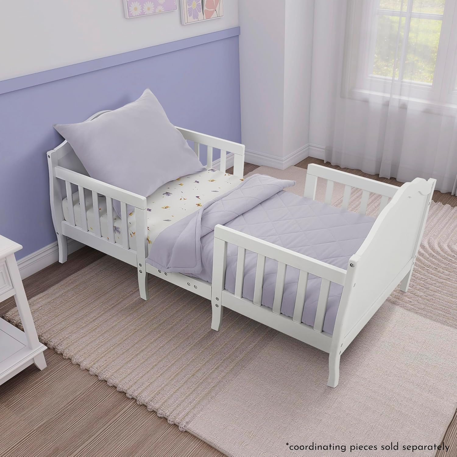 Evolur Be Wild Dark 2 Pack Crib Sheet, Fitted Crib Sheet for Standard Crib and Toddler Mattress, Soft and Breathable Crib Mattress Sheet