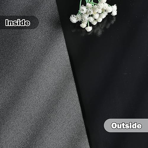 Miniatura 9 de rabbitgoo - Película opaca de privacidad para ventana, extraíble, bloqueo solar, revestimiento tintado para oscurecer la habitación, bloqueador de