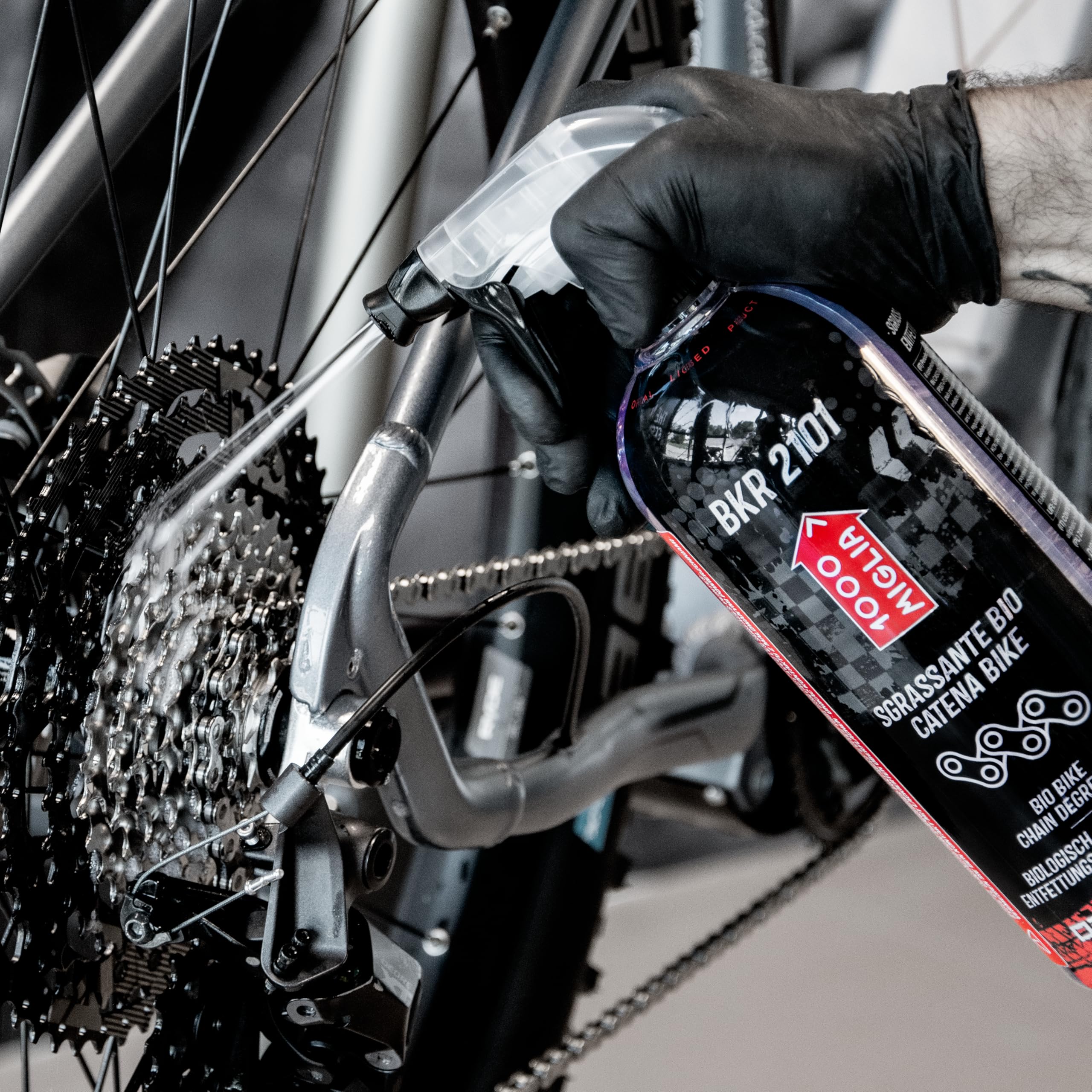 1000 Miglia BKR 2101 Odtłuszczacz do Łańcucha - Rower i Motocykl, Biodegradowalny, Kanister 5 L