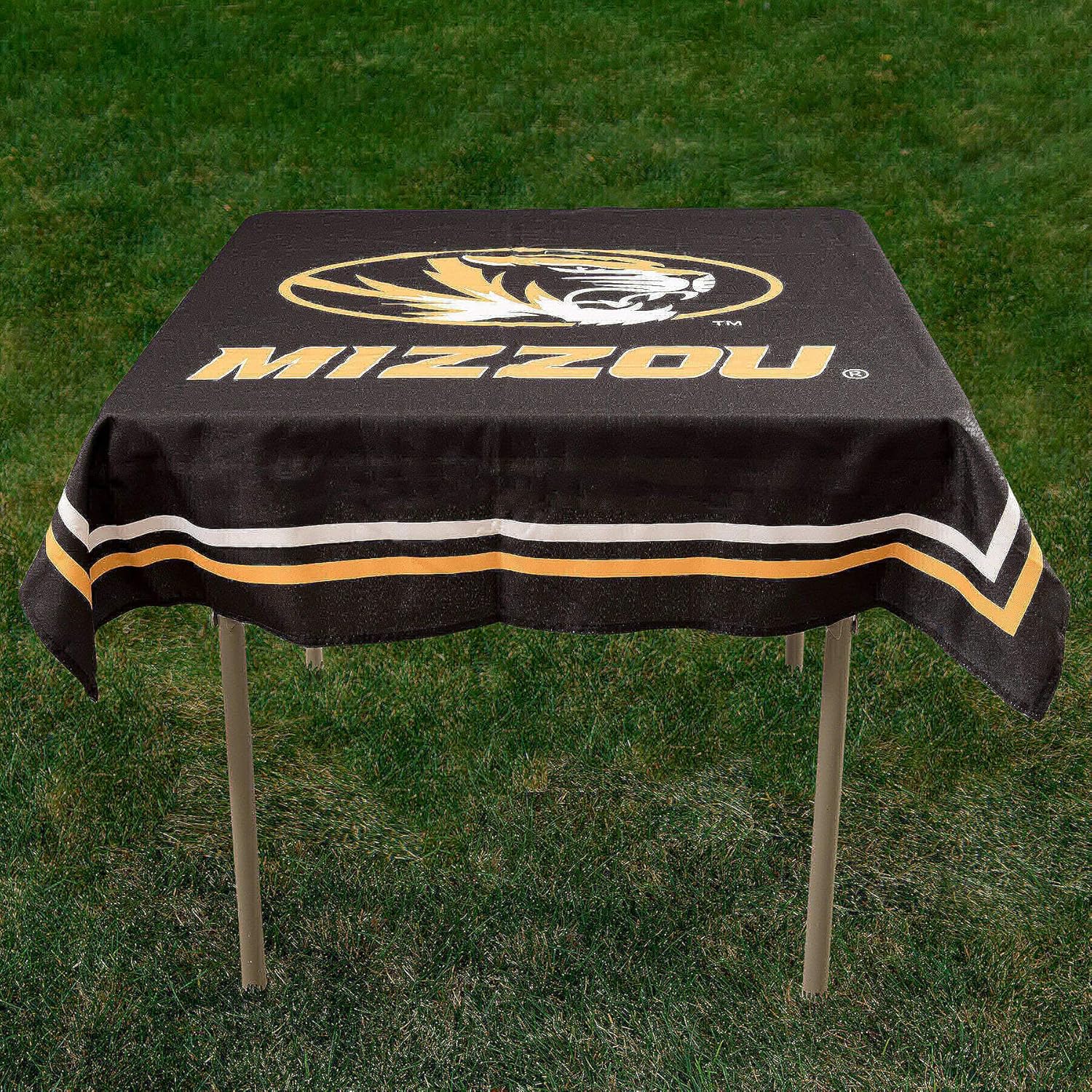 College Flags & Banners Co. Missouri Tigers Logo Tablecloth or Table Overlay