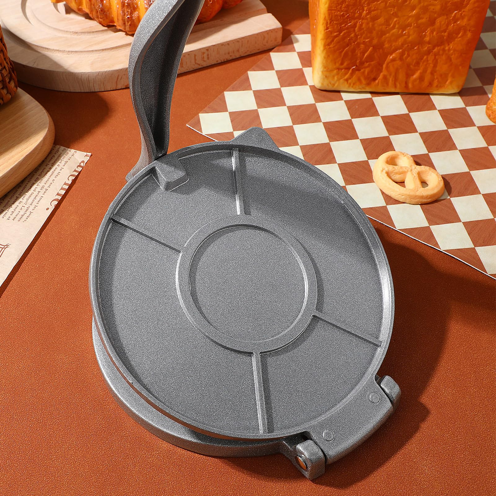 Prensa Plata de Aleación de Aluminio para Tortillas hacer Redonda