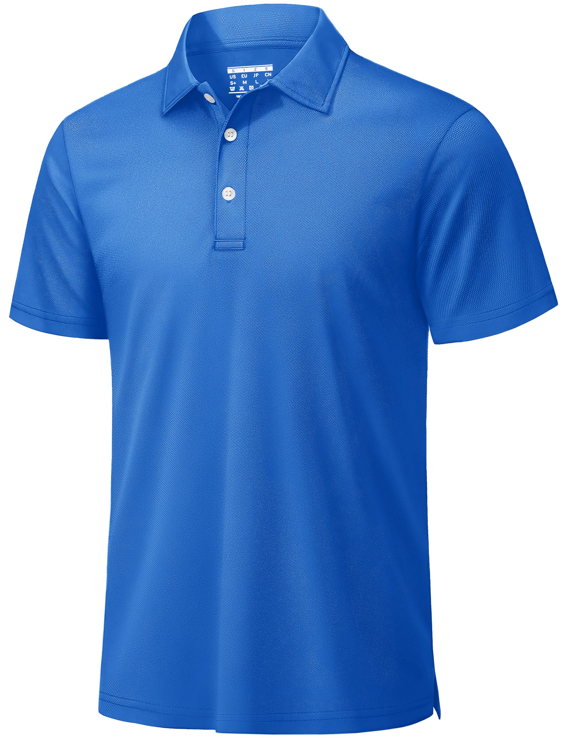 TACVASEN Mens Golf Shirt Dry Fit Mens Polo Shirts Short Sleeve Performance Golf Polos for Men with Collar Work Shirts