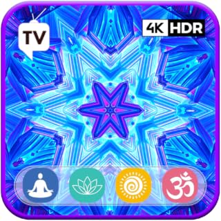 Kaleidoscope VJ loop Screensaver With Relaxing Music For Sleep For Tablets & Fire TV - NO ADS
