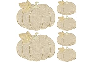 Fall Autumn Pumpkin Placemats Set of 6