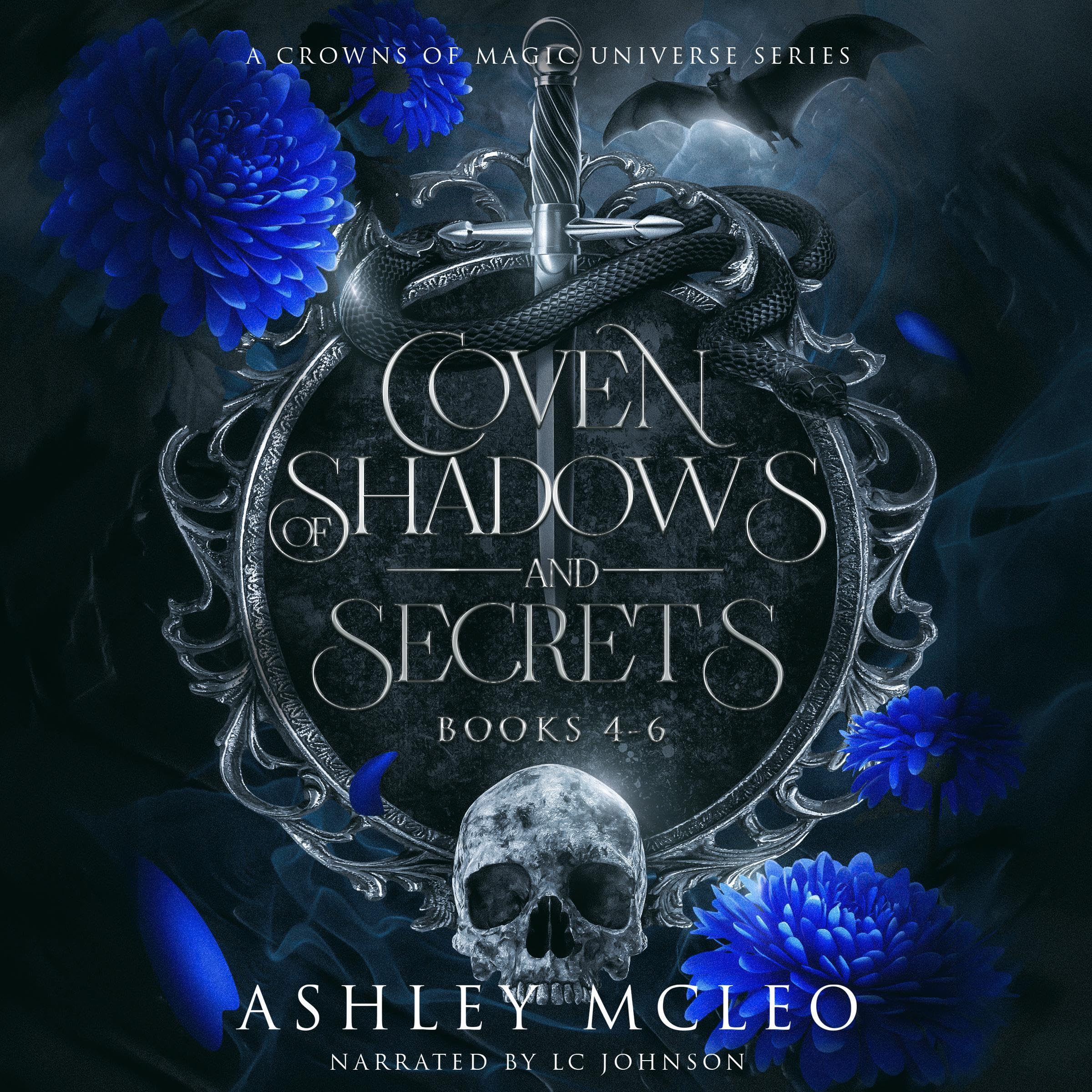Cover art for Coven of Shadows and Secrets Series, Books 4-6