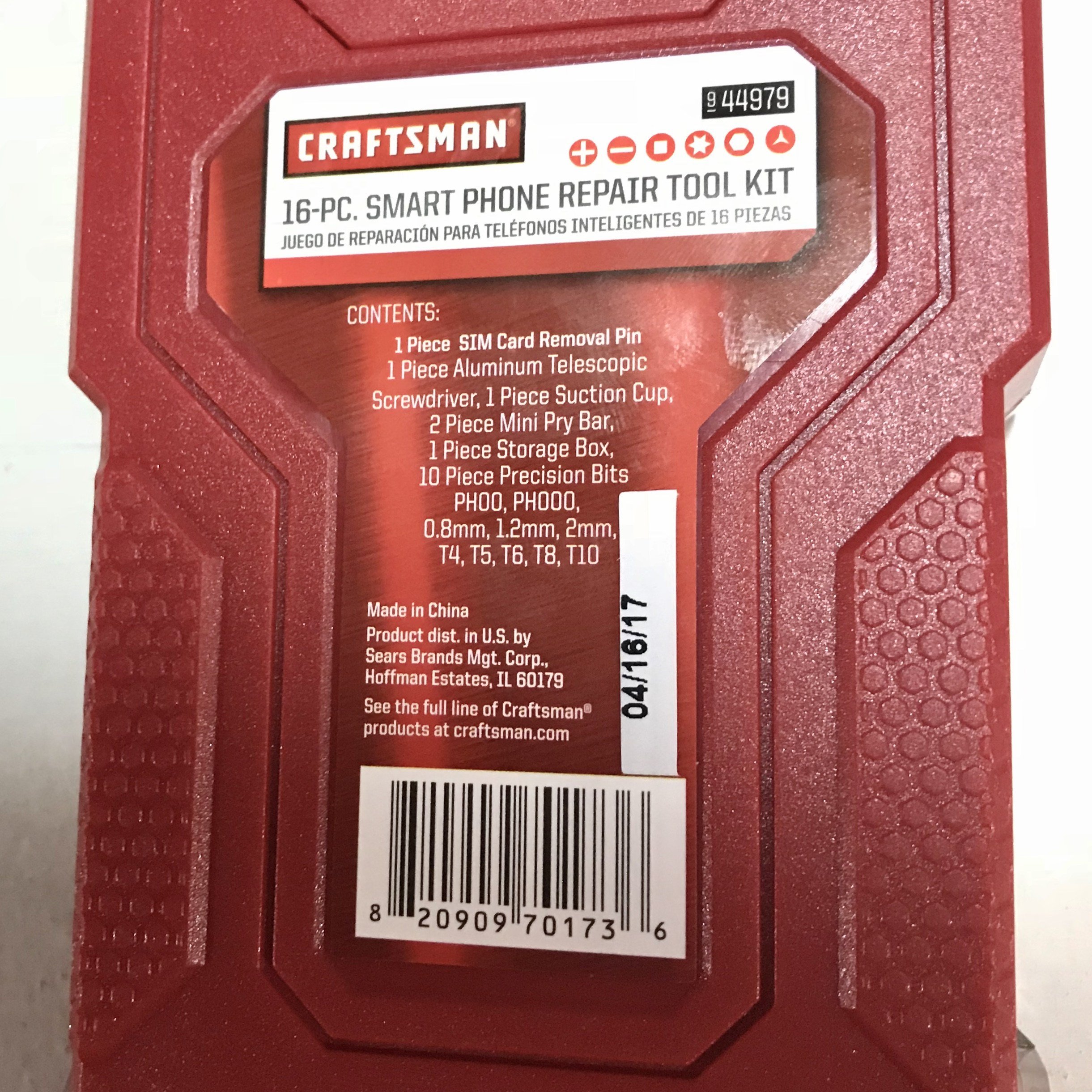 CRAFTSMAN Juego de destornilladores de precisión para electrónica, 16 piezas (944979)