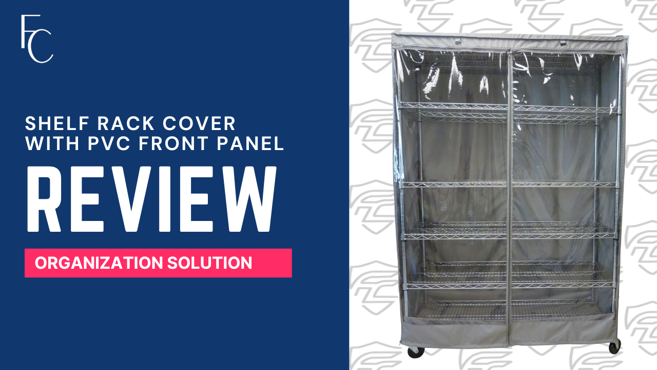 Amazon.com : Formosa Covers Premium Wire Shelf Cover Clear Front