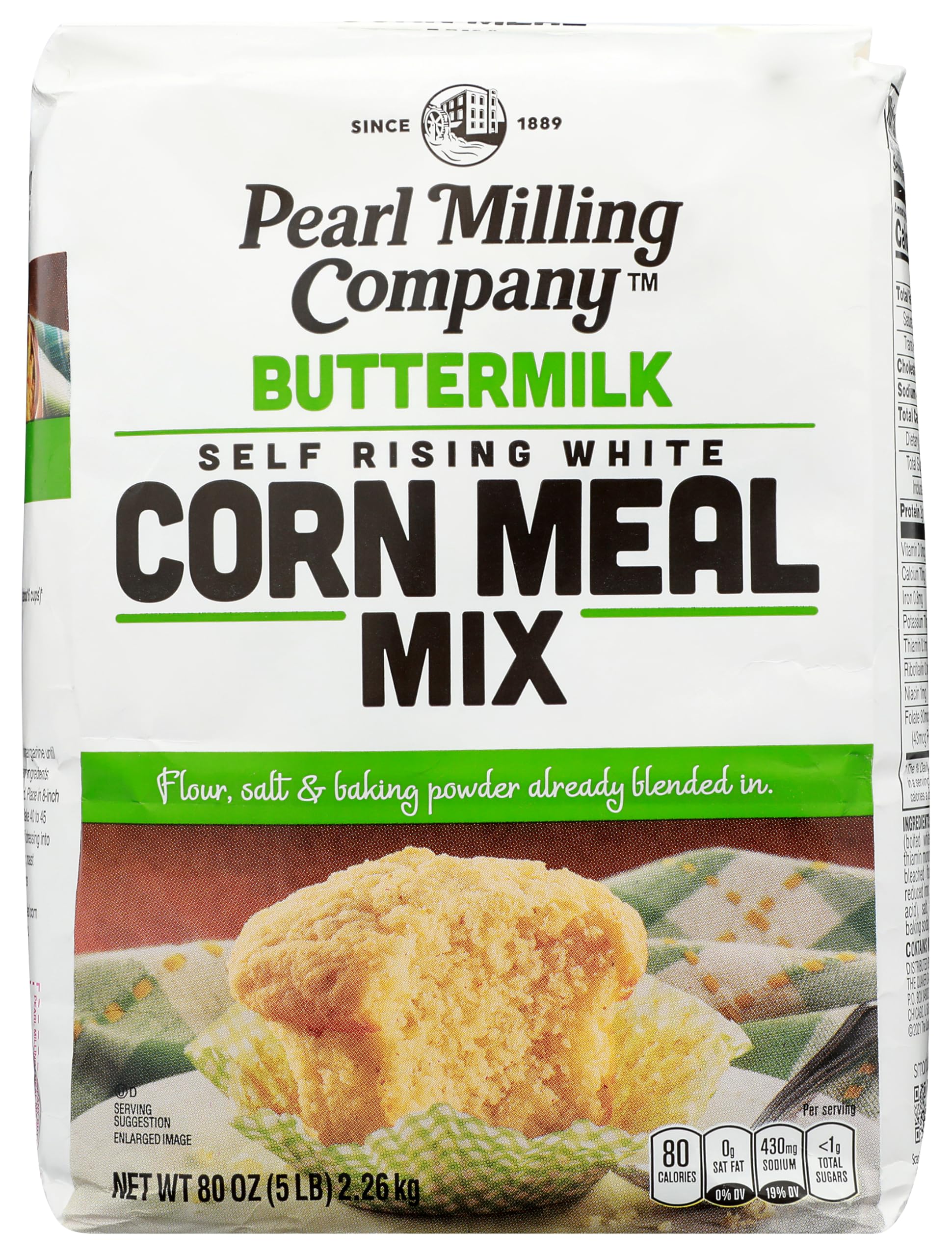 Amazon.com : Pearl Milling Company White Buttermilk Corn Meal Mix
