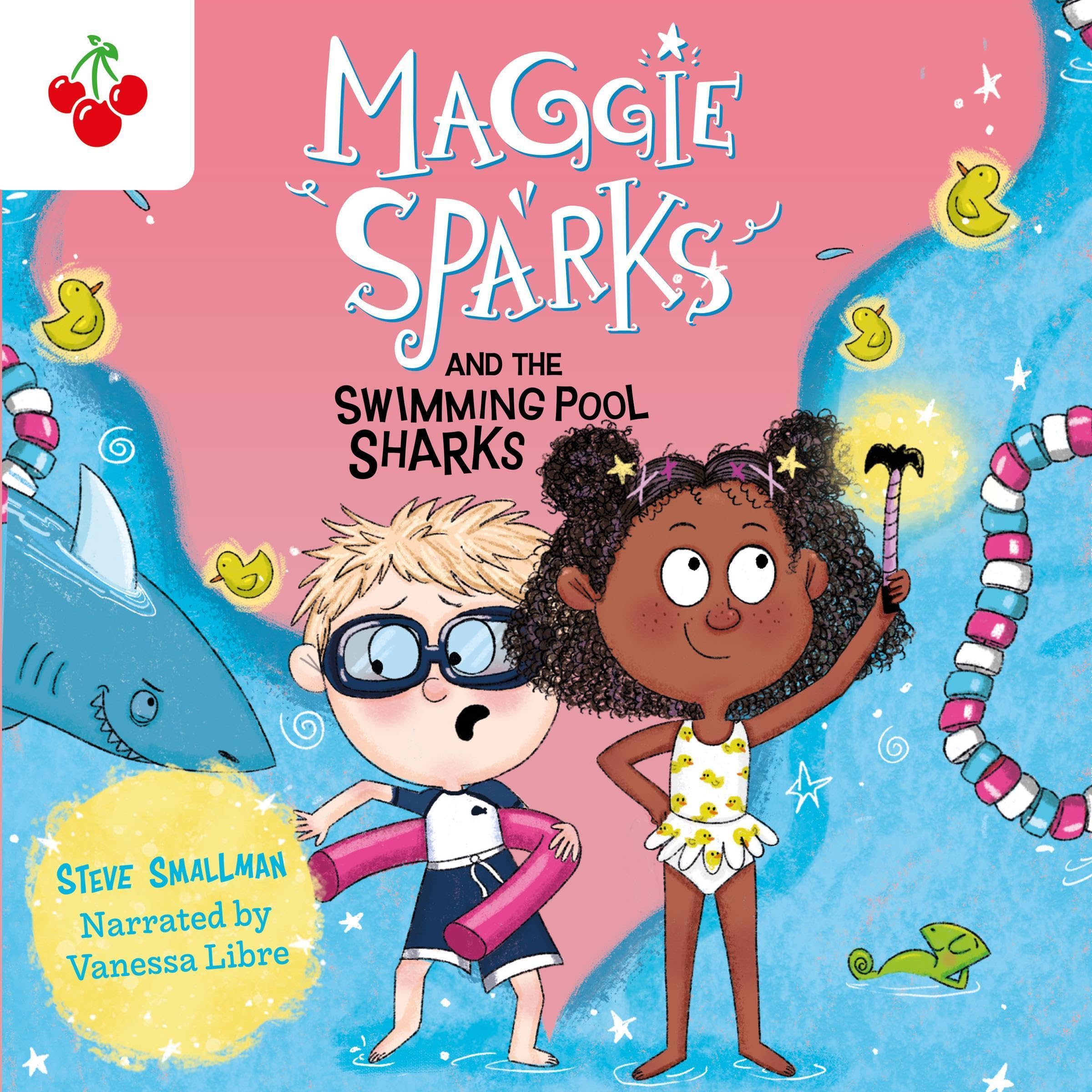 Cover art for Maggie Sparks and the Swimming Pool Sharks