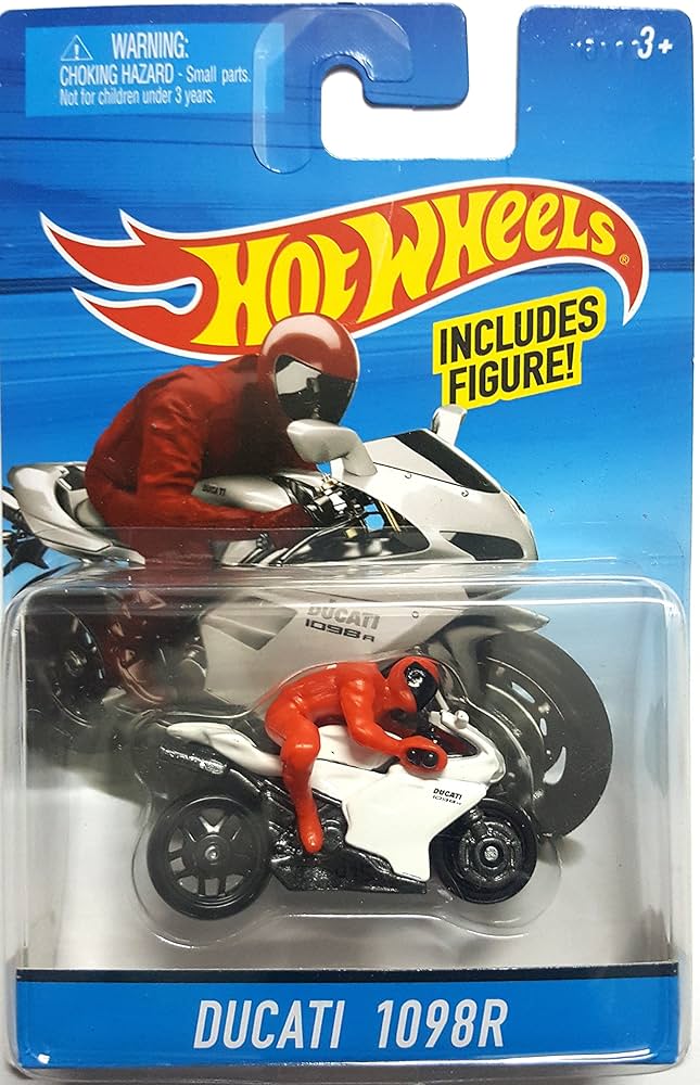 ホットウィール DUCATI 1098R ライダー付き ミニカー2台セット Amazon.com: DUCATI 1098R (Yellow & Silver) * MOTORCYCLE