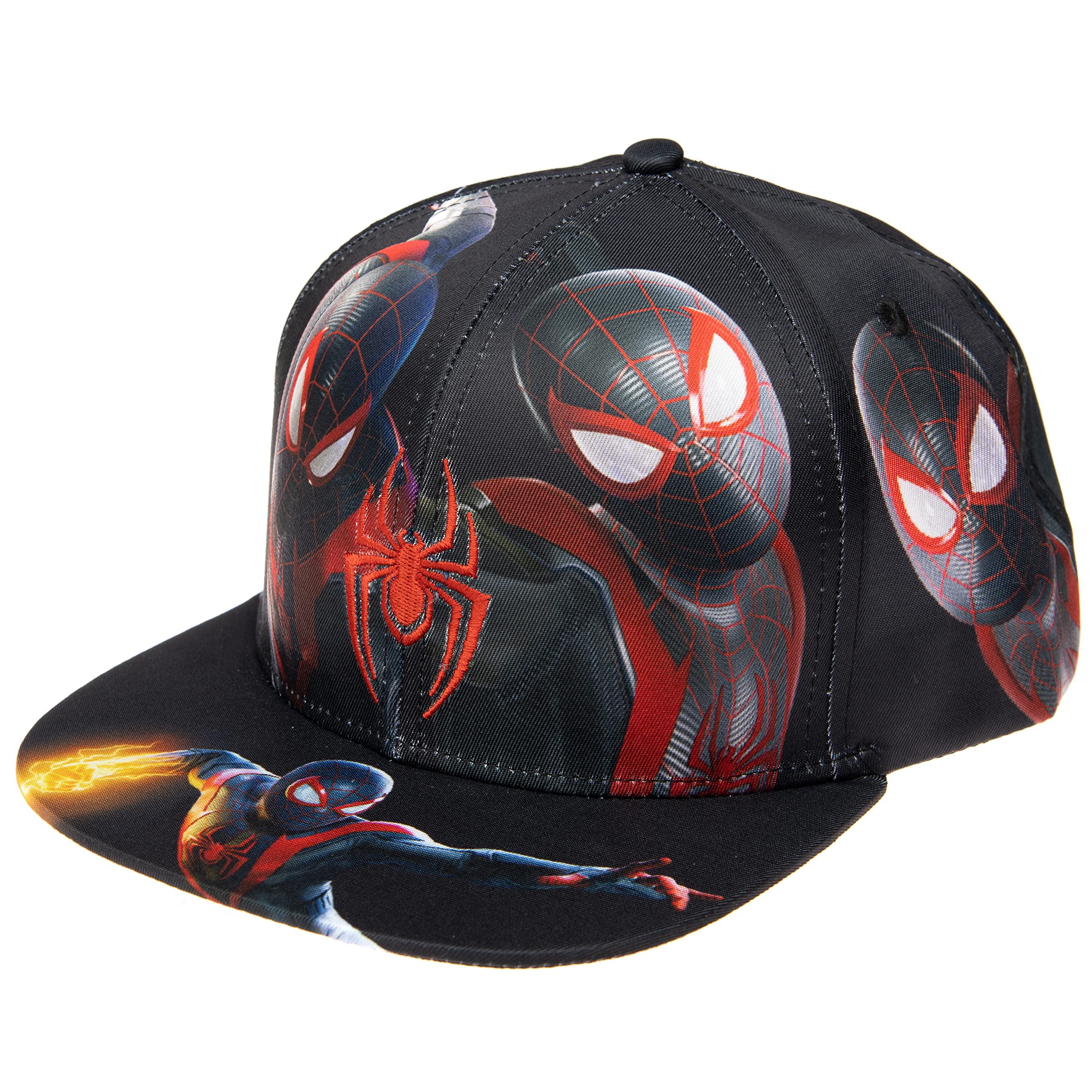 MarvelMarvel Comics Herren Spiderman-Kostm, bestickt/bedruckt, Snapback, flache Krempe, Baseballkappe