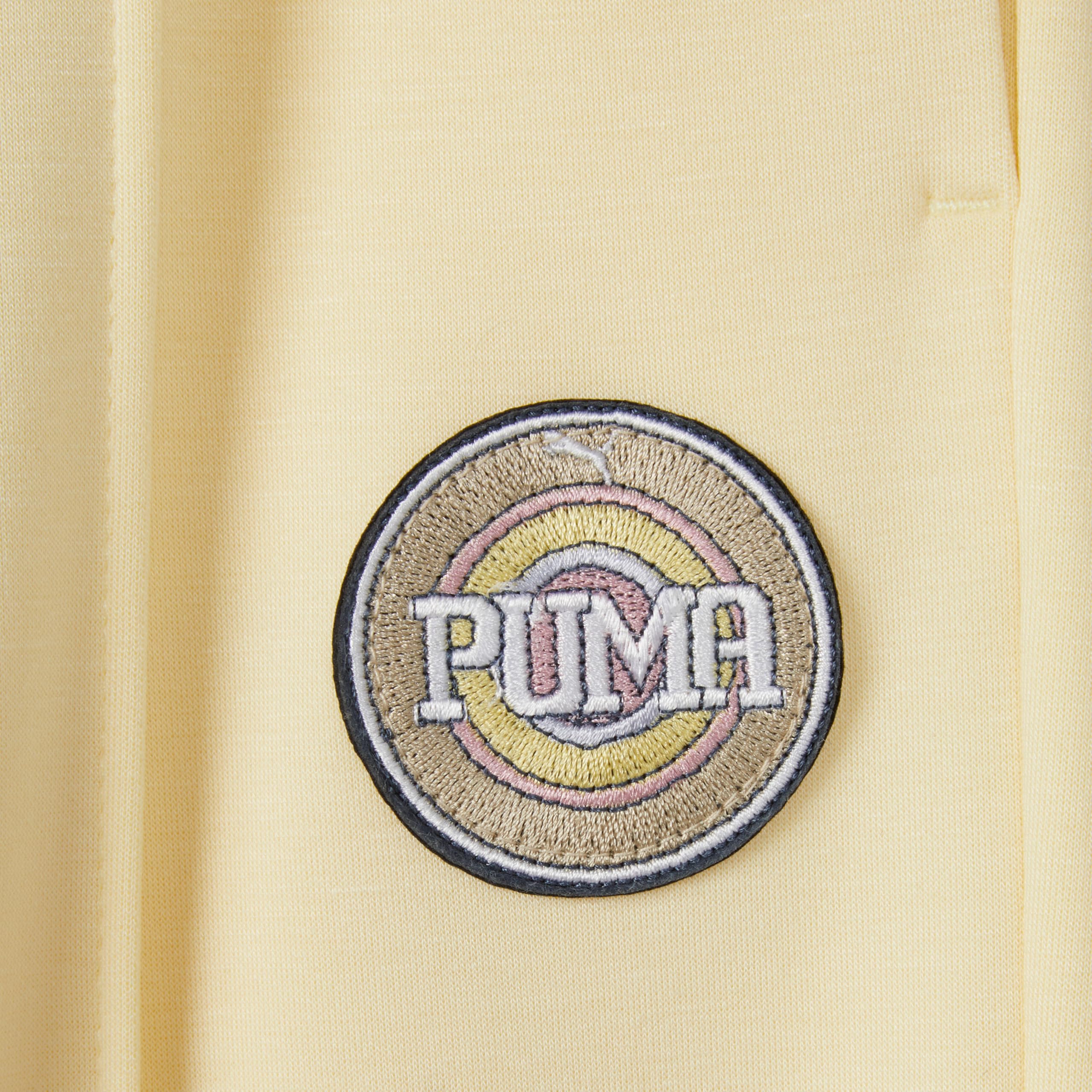 PUMA Galactic Cotton Fleece Flare Pant - Pantaloni da Tuta da Ragazza, Vaniglia Cremosa, M