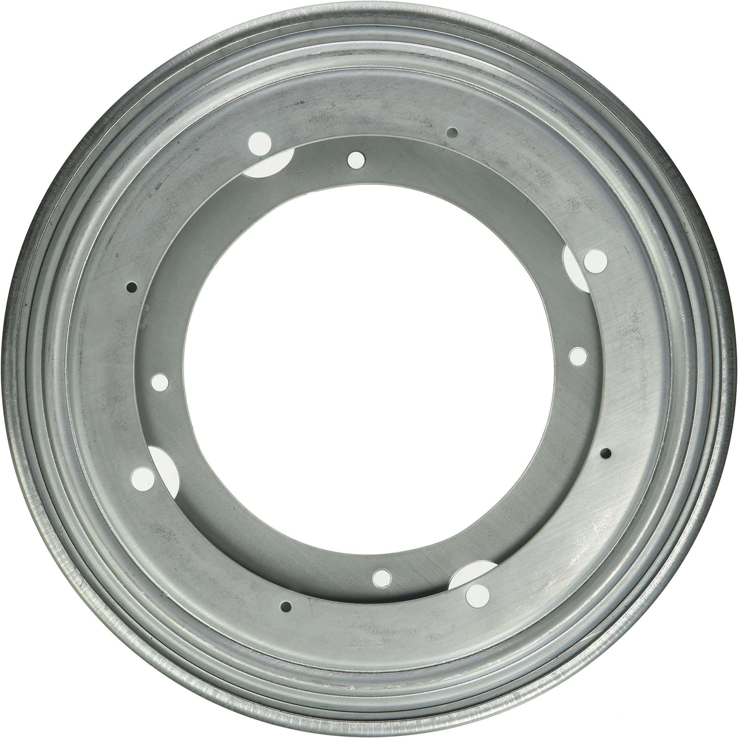 Azar Displays P-9CLS 9" Round Revolving Base Made from .3125" Thick Metal and Electro-Zinc Coated for Rust Resistance, 750 lb Weight Capacity (10 Pack)