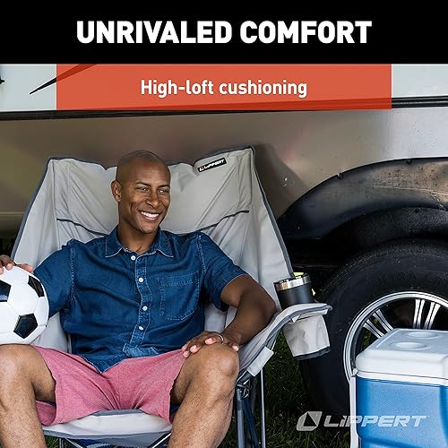 Miniatura 4 de Lippert Components 2021128653 Big Bear Silla de camping - Arena