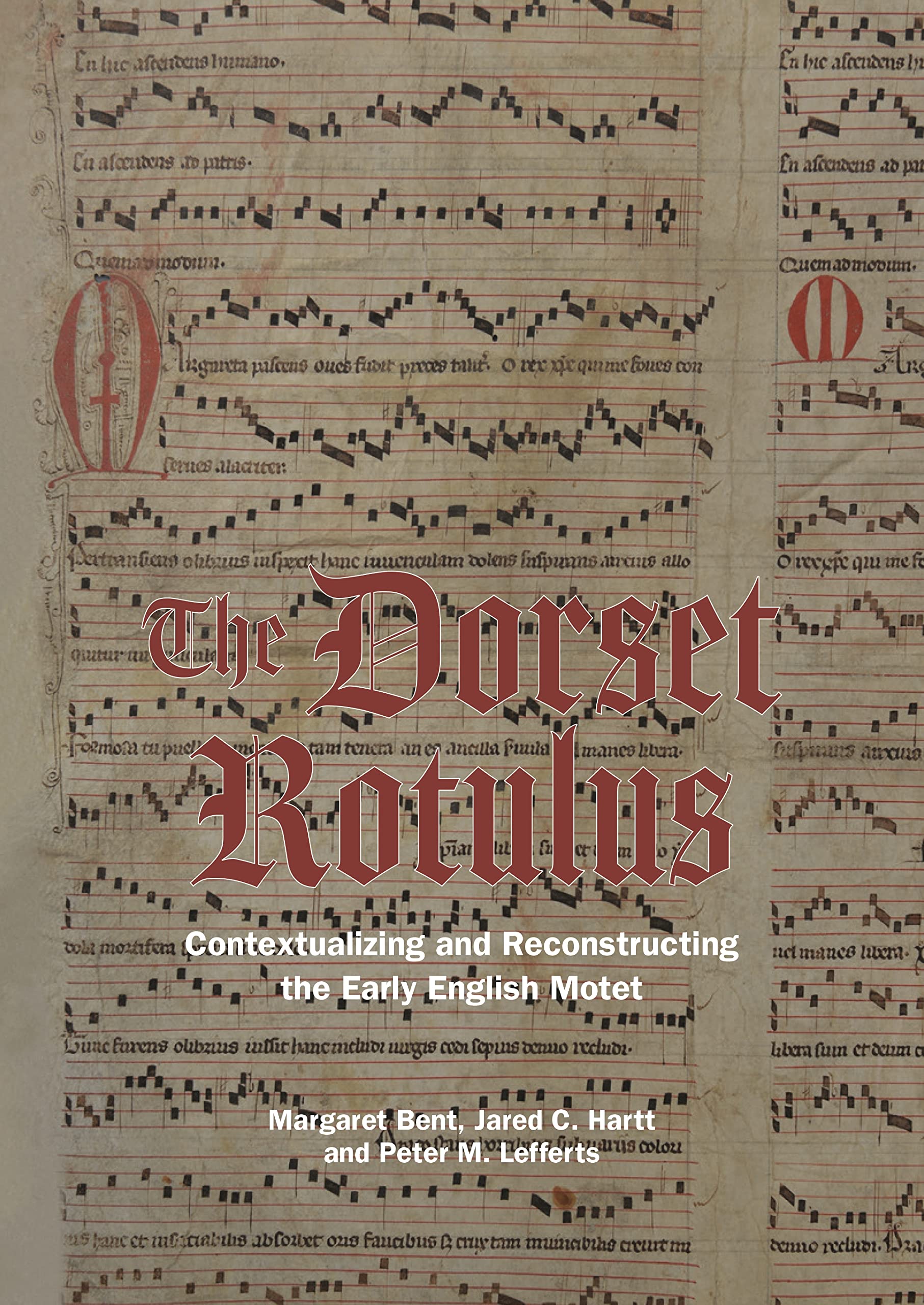Motet anglais médiéval Dorset Rotulus livre pour interprétation