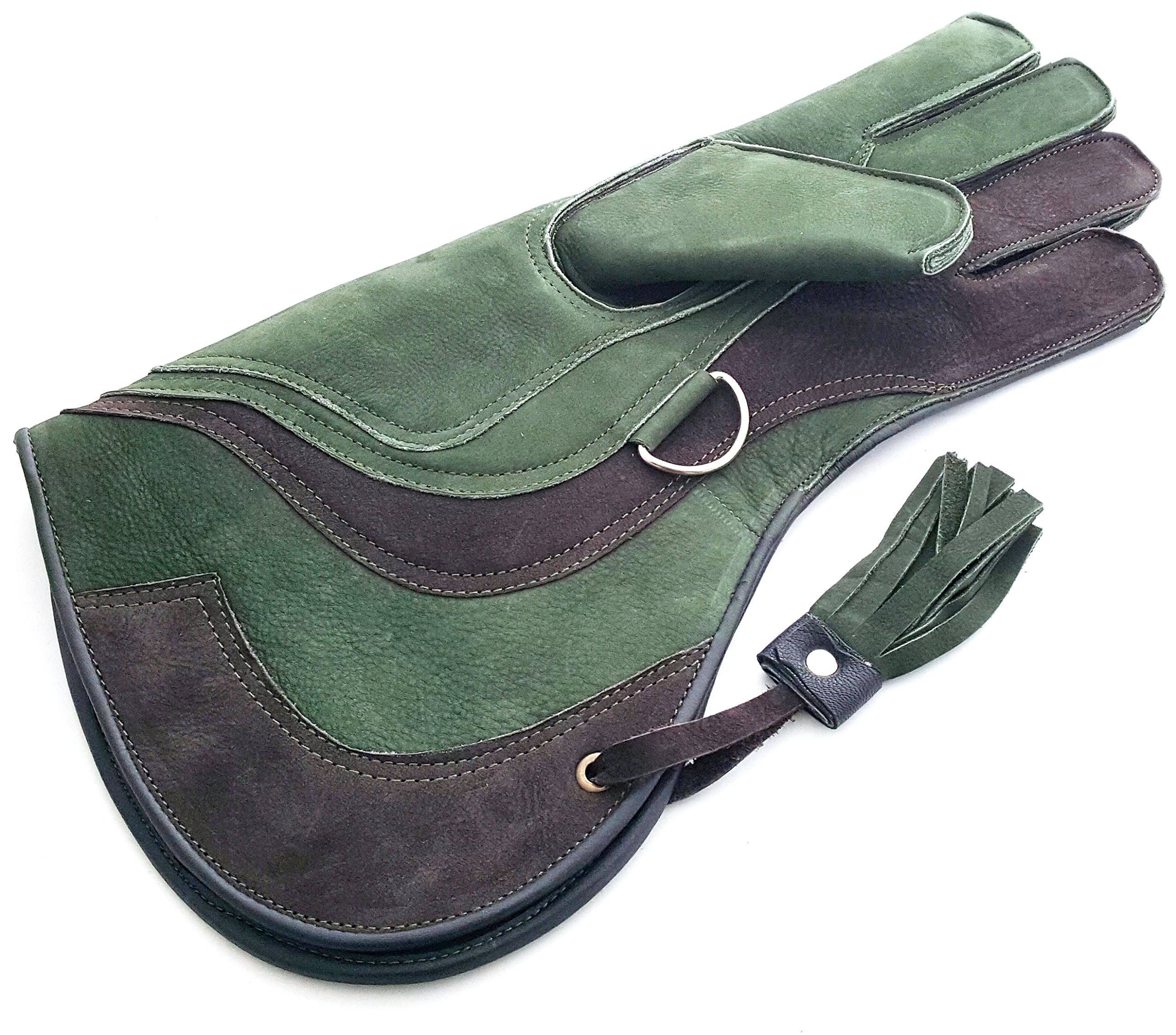 Guantes de piel de nobuk de calidad extra largos, de 4 capas, de piel de nobuk, guantes de manipulación de pájaros/guantes para mascotas.