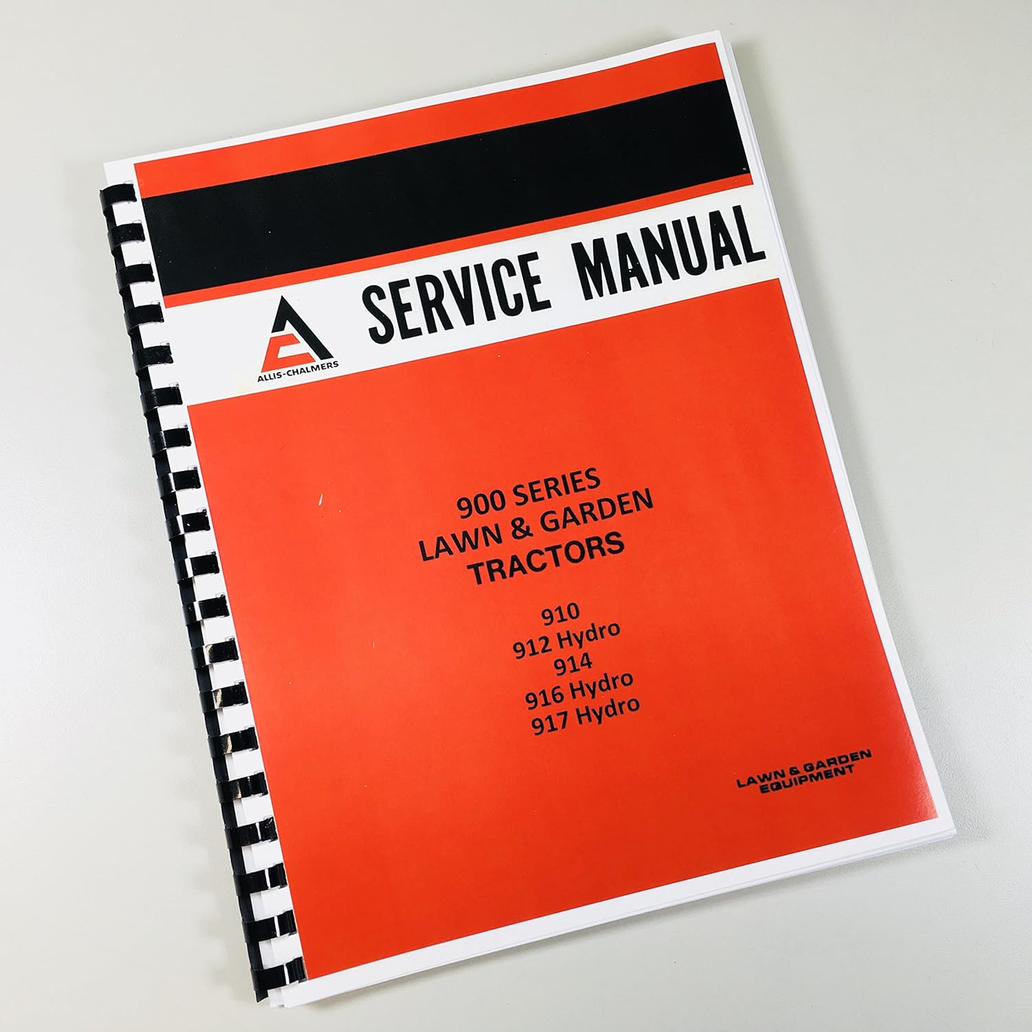 Allis Chalmers 910 912 914 916 917 Lawn Garden Tractors Service Repair Manual      Unknown Binding