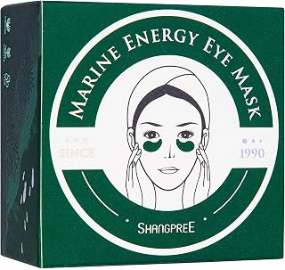 SHANGPREE Eye Mask (30 pair|60 masks), under eye patches, Premium Korean Skin Care (Marine Energy)