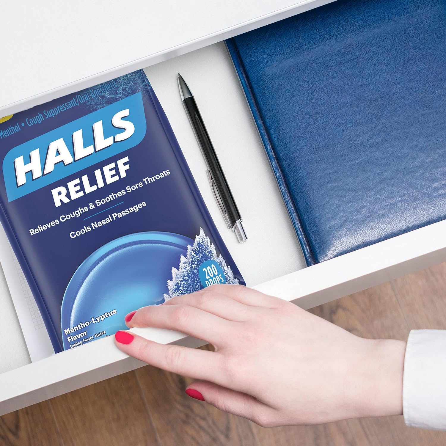 HALLS Relief Variety Pack, Cherry and Mentho-Lyptus Cough Drops, 2 Value Packs of 200 Drops (400 Drops Total) : Health & Household