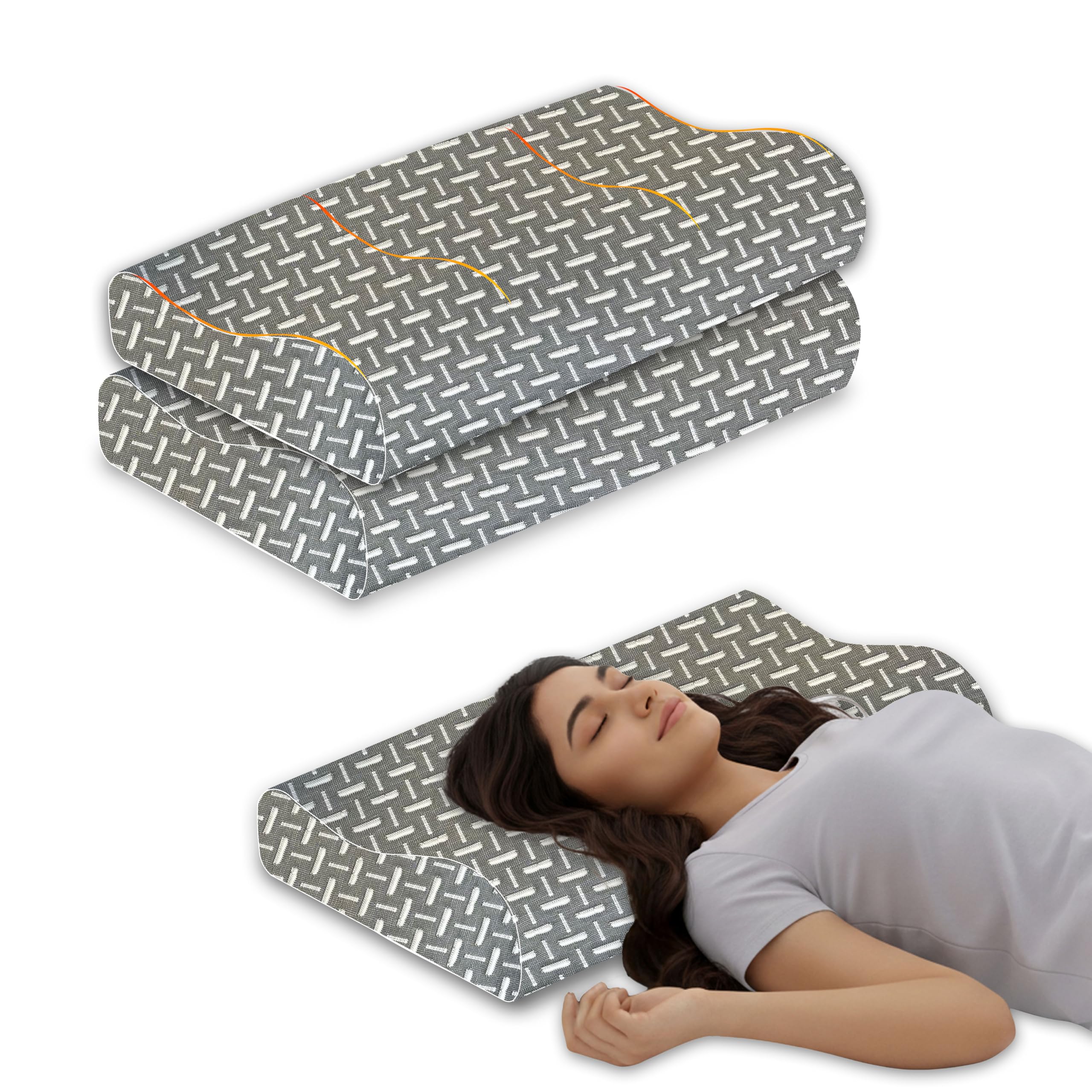Cervical Roll Pillow - Neck Support & Spinal Alignment -24 Cervical Roll Pillow - Neck Support & Spinal Alignment -24