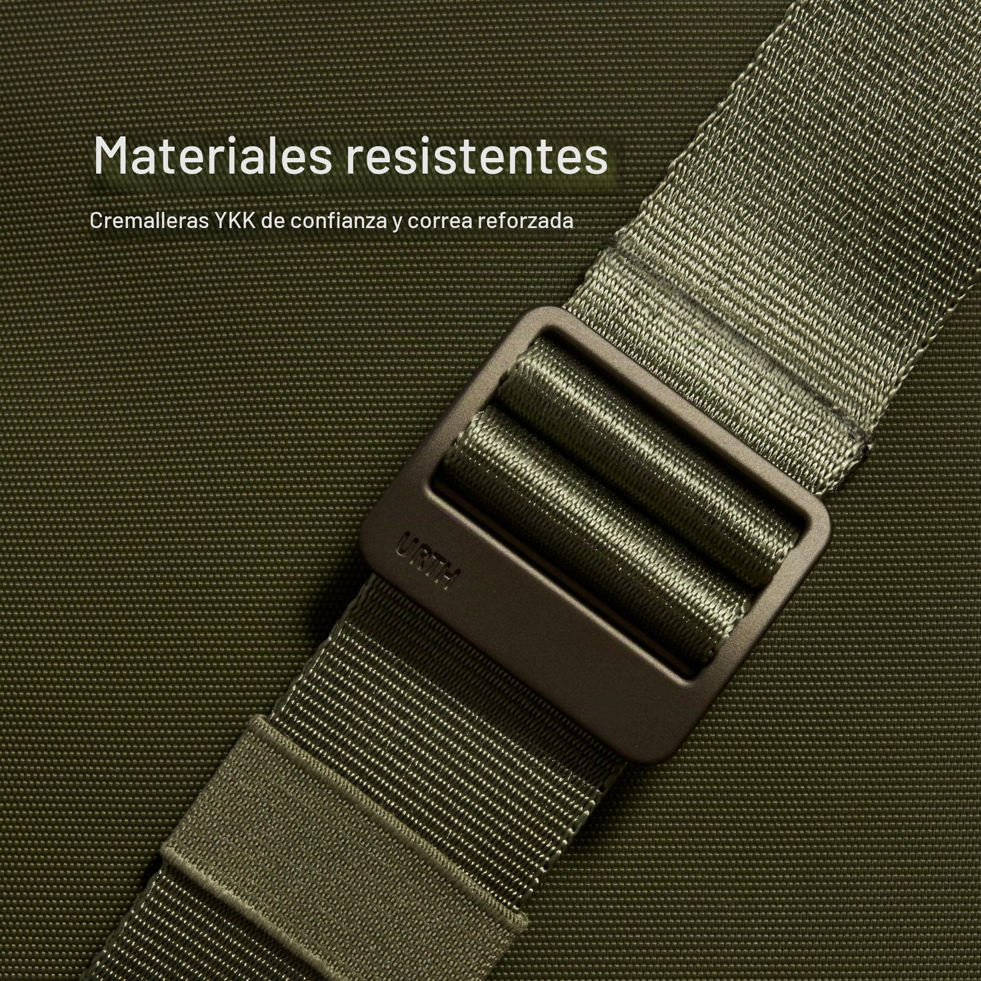 Urth Dolomite 8L Gran Bandolera para Cámara – Resistente al Agua, Reciclada, Versátil para DSLR, Fotografía y Uso Diario (Verde)