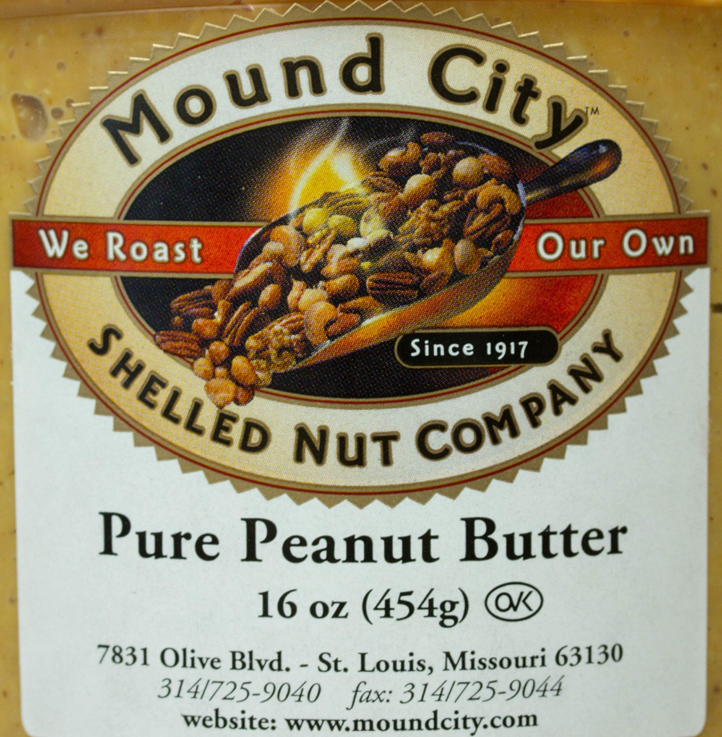 MOUND CITY Fresh Peanut Butter, 16 OZ