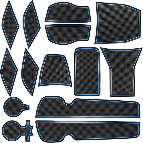 SENSHINE Accesorios para Chevrolet Chevy Trax 2024, portavasos, inserto, forro de consola central, bolsillo de puerta, almohadilla antideslizante