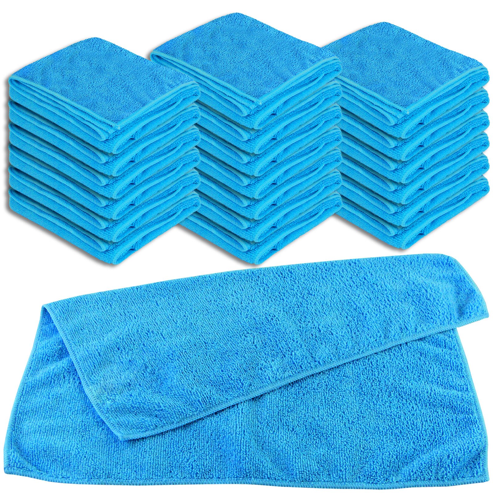 Brestol Juego de 20 paños universales, 40 x 40 cm, 300 g/m², paño de Microfibra, paño de Limpieza Multiusos