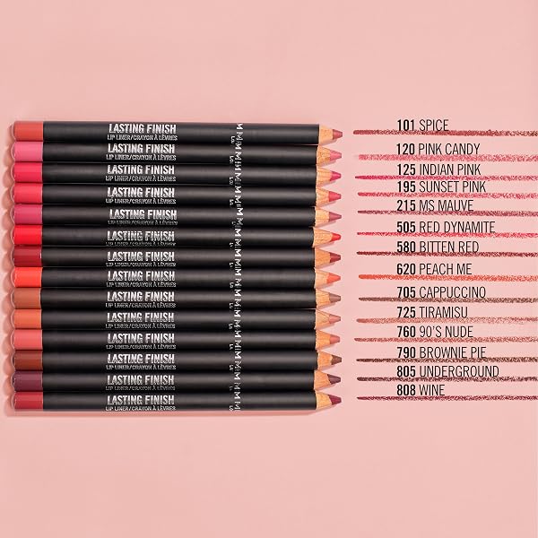 Rimmel London Lasting Finish Matita Labbra, Lunga Durata e Colore Intenso, 725 Tiramisu, 1.2 g Marrone - 5