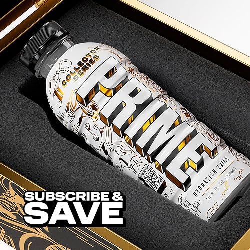 Miniatura 11 de PRIME Hydration Collector Series, bebidas deportivas, electrolitos mejorados para reponer líquidos, 250 mg de BCAA, vitaminas B, antioxidantes, bajo