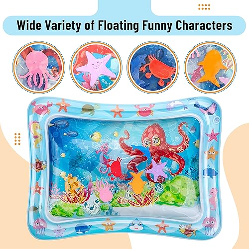 Miniatura 5 de Mr. Pen Colchoneta inflable para bebés, almohadilla de agua infantil, alfombrilla de bebé para jugar en el suelo