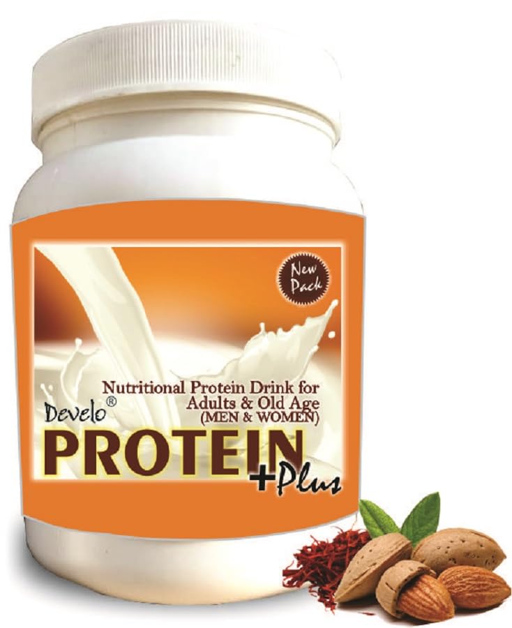 Develo Protein Powder for Men & Women, Whey, Milk & Soy (Triple Protein) - 1 kg Powder Kesar Badam (B07L1MMNP4) Amazon Price History, Amazon Price Tracker
