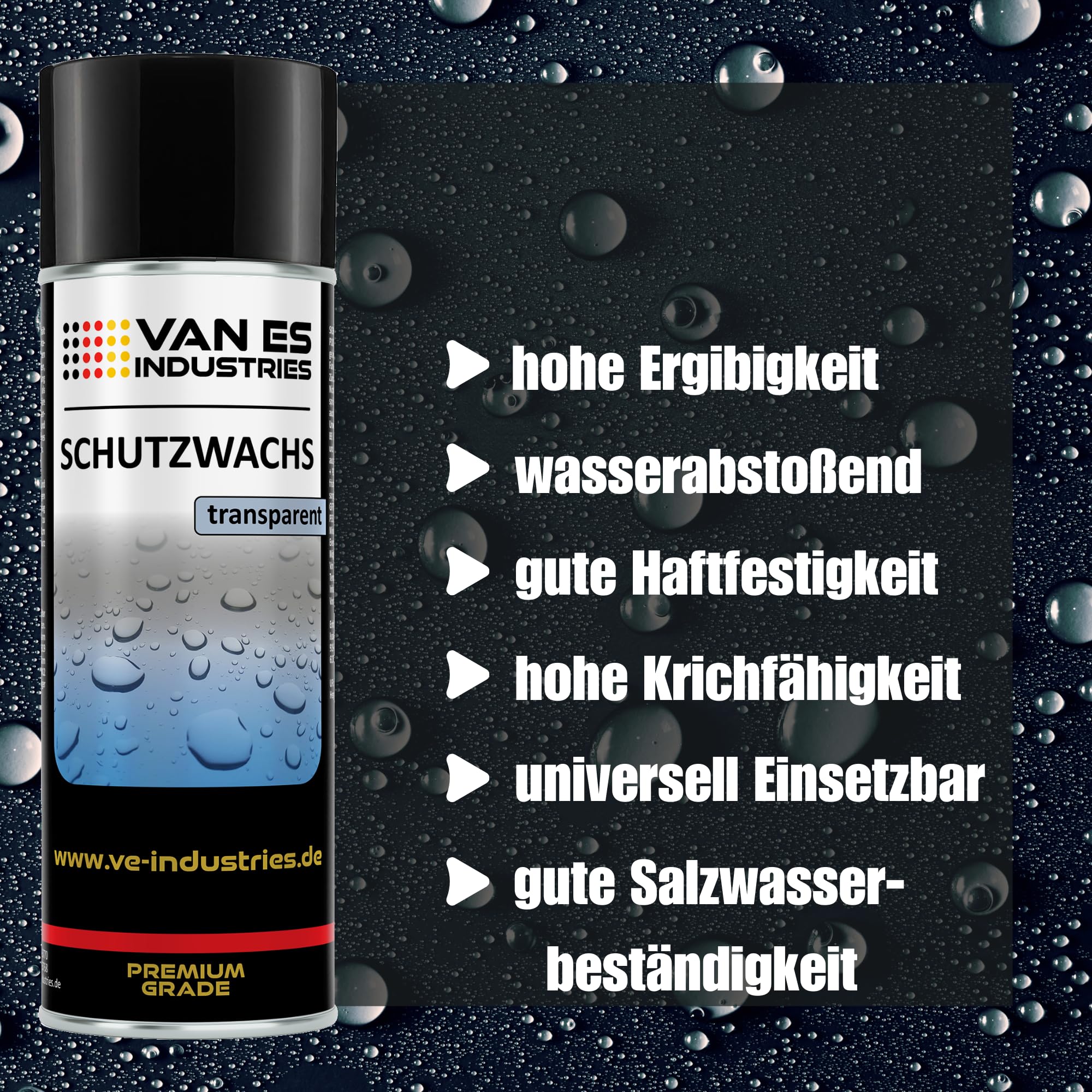 Schutzwachs 6x 400ml Spray milchig Sprühwachs Korrosionsschutz
