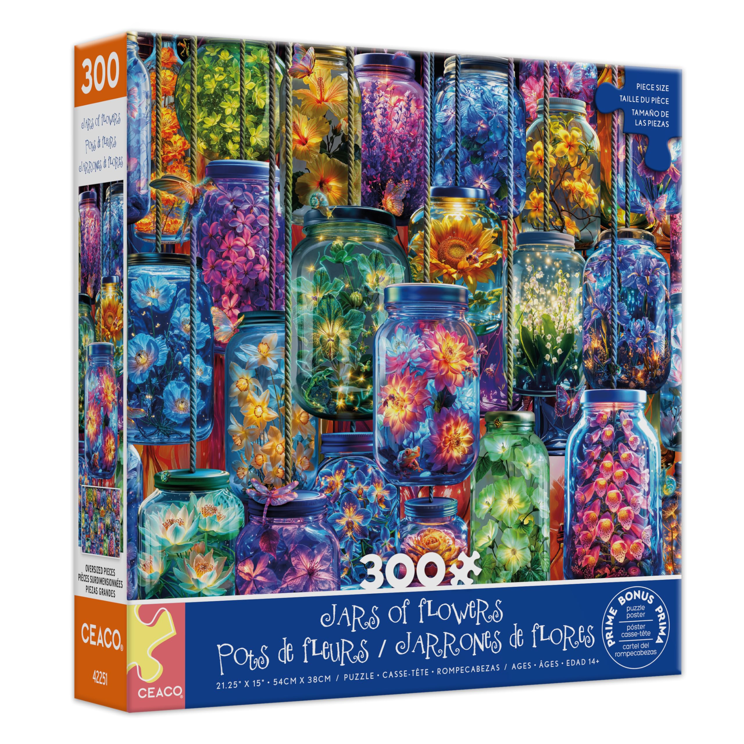 Amazon.com: Ceaco - Large Piece Jigsaw Puzzle - Jessica White
