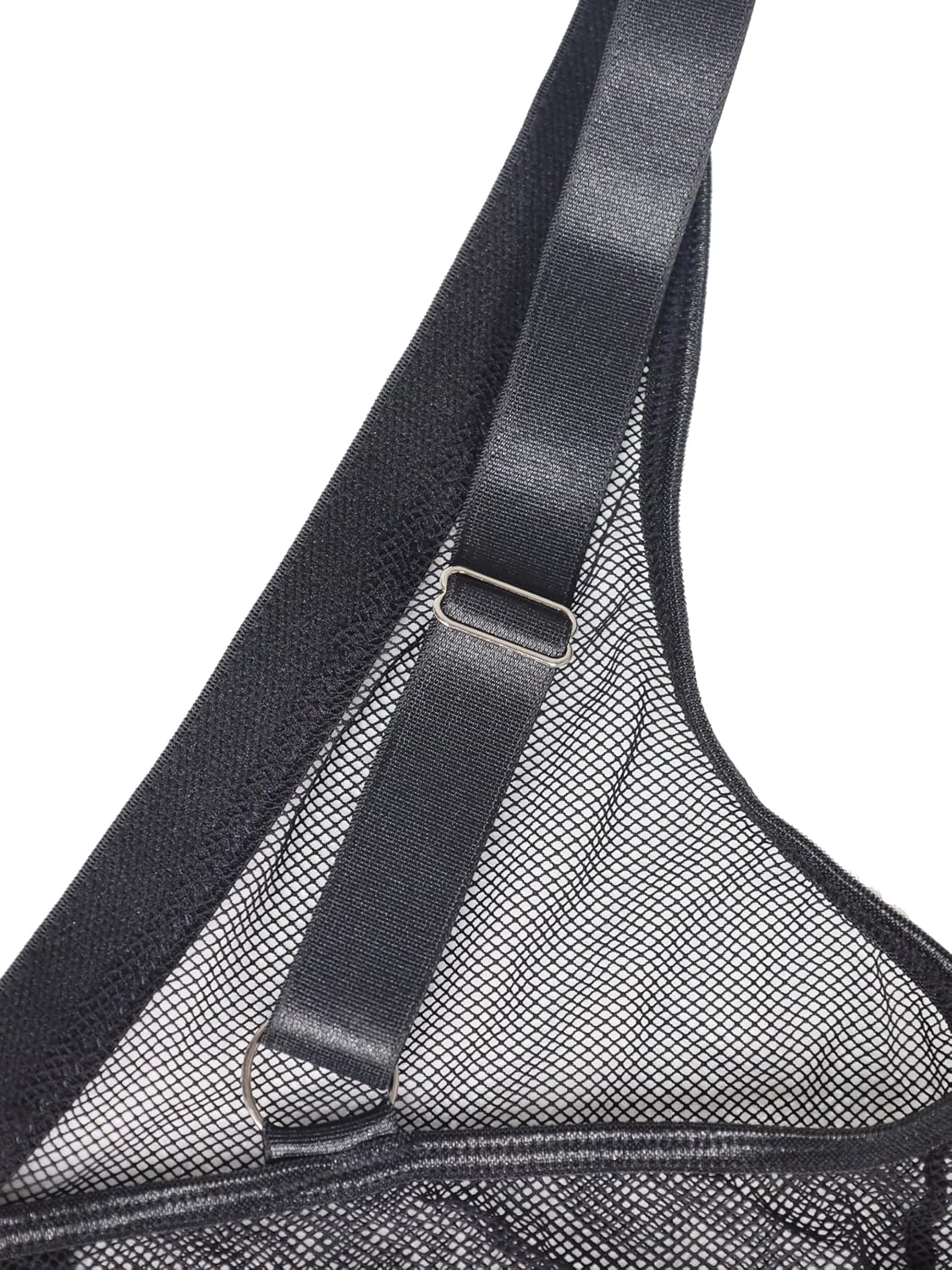 Sexy Lingerie Bodysuit for Women, See Through Sheer Mesh V Neck Cutout Adjustable Straps Erotic Women’s Outfits