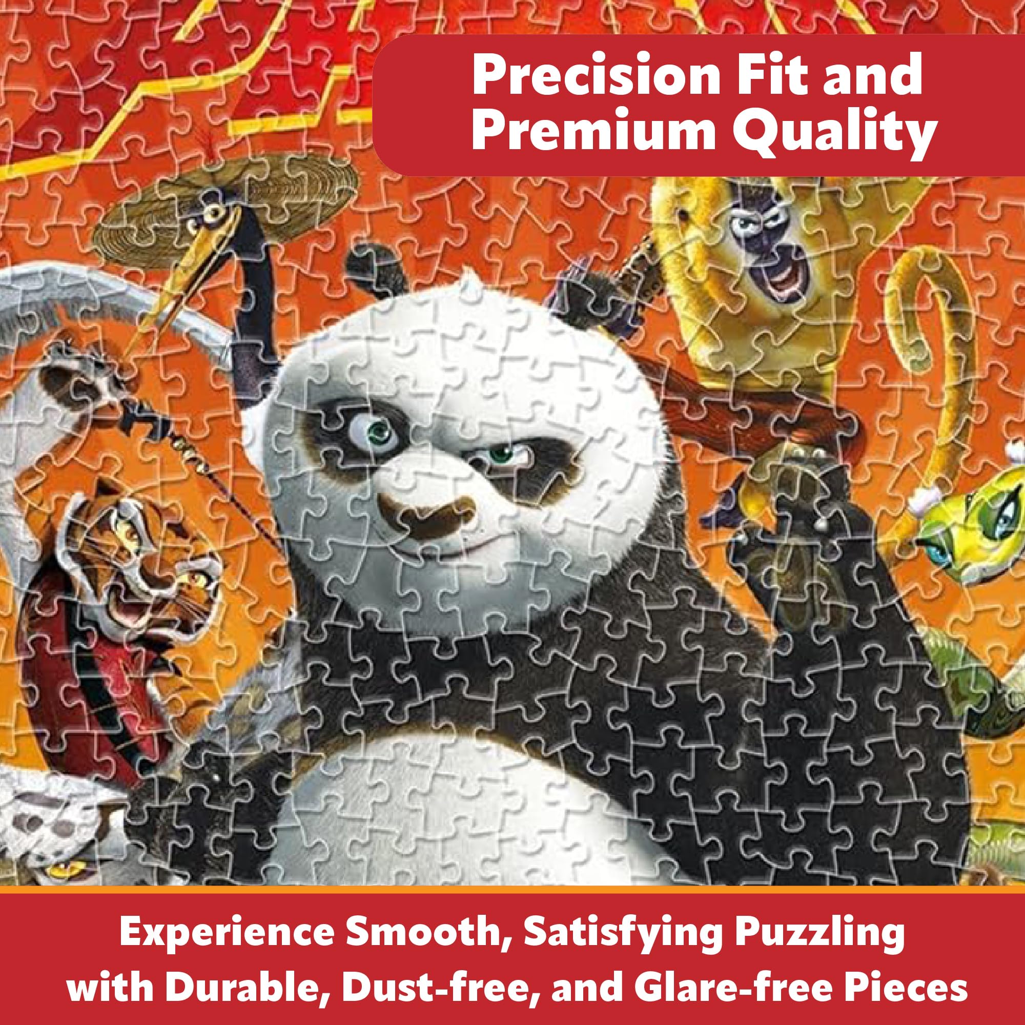 Amazon.com: AQUARIUS Kung Fu Panda 500 Piece Jigsaw Puzzle for