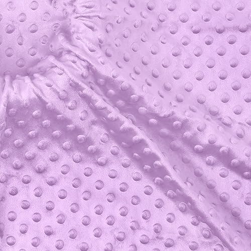 Homiest Minky Dot Fabric by The Yard, 1 Yard x