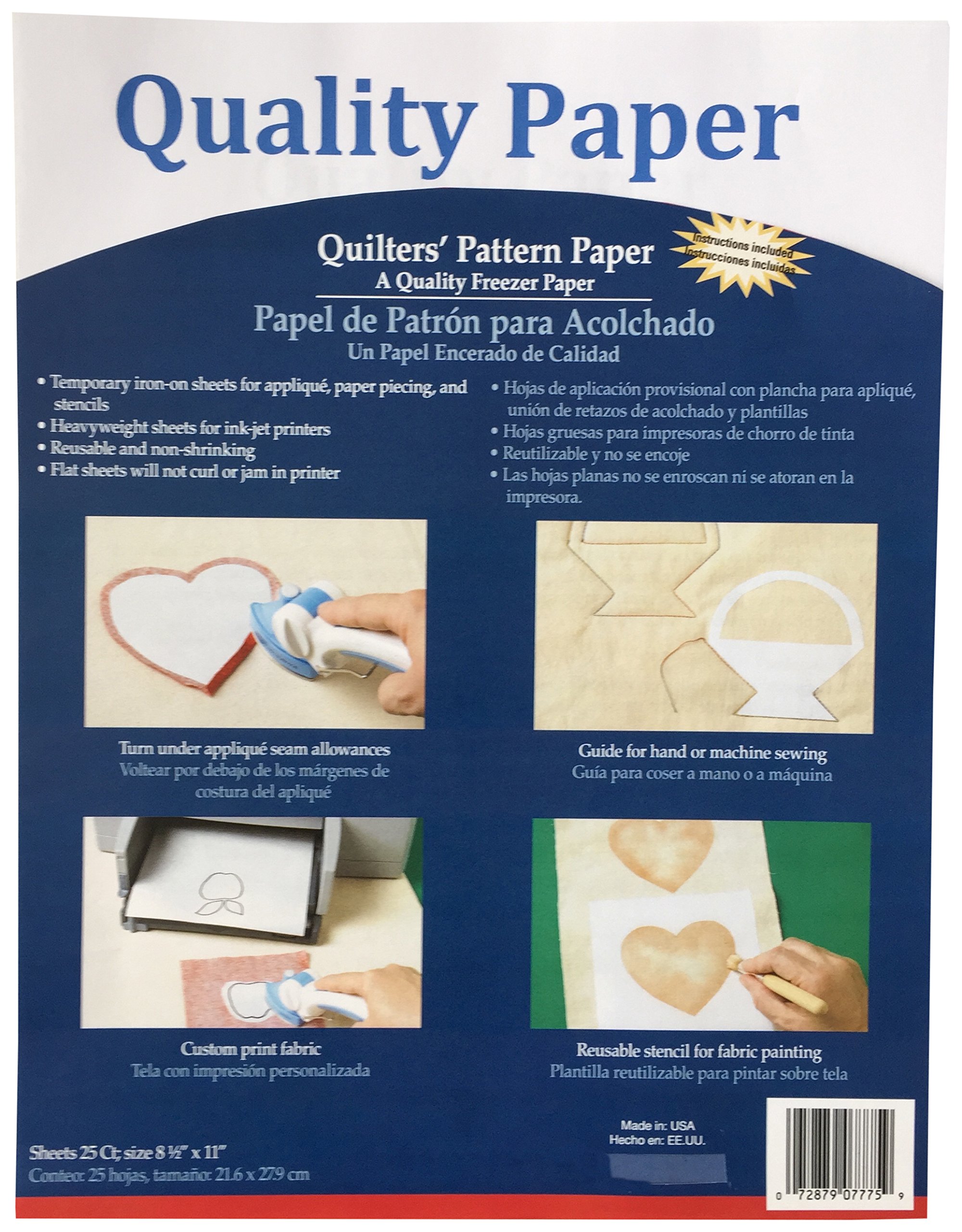 Quality Paper Quilter Pattern Paper