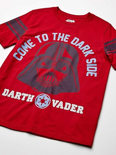 Vista 108 de Yaxa Essentials Disney Marvel Camisetas de manga corta para niños y niños pequeños de Star Wars (cebra previamente manchada), paquetes