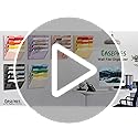 EASEPRES 5Tier Mesh Wall Mounted File Holder Organizer Vertical Metal Hanging Filing Paper Magazine Rack Organization with Nametag Label for Office Home, Black image 7